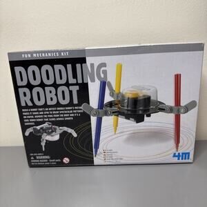 4M Kidz Robotix Doodling Robot DIY Science Engineering Robotics Kit New Sealed